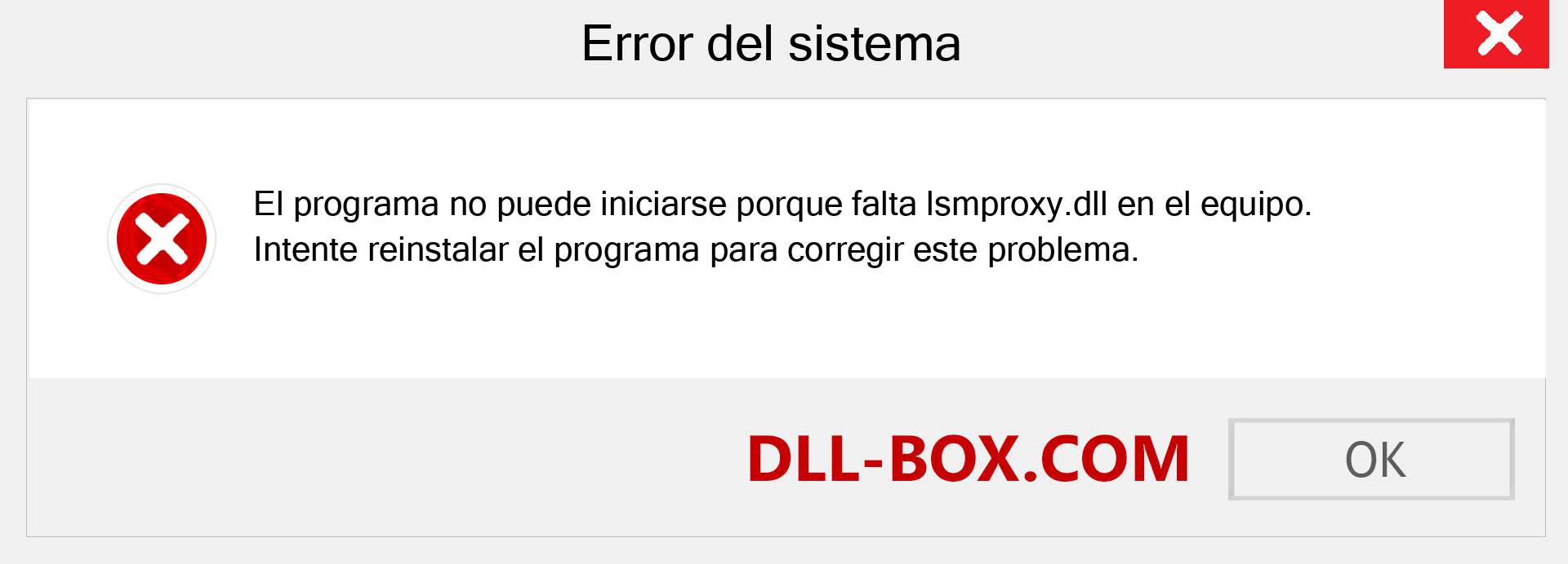 ¿Falta el archivo lsmproxy.dll ?. Descargar para Windows 7, 8, 10 - Corregir lsmproxy dll Missing Error en Windows, fotos, imágenes